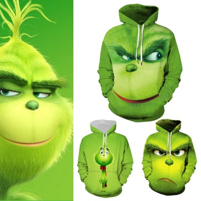 grinch zip up hoodie